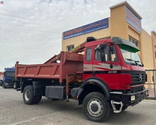 MERCEDES BENZ 2038 CRANE TRUCK 4WD